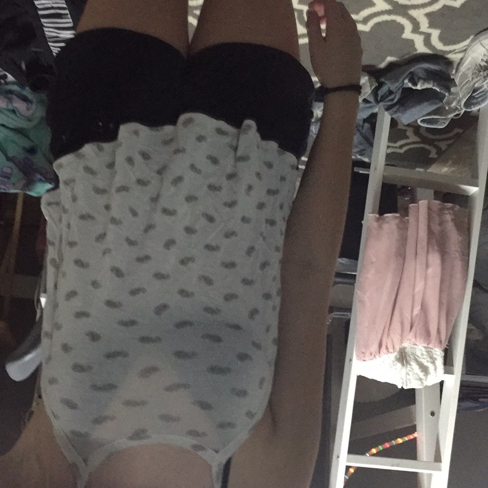 white charlotte russe tank top